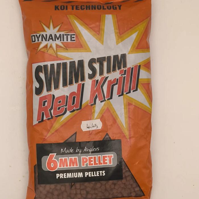 Dynamite Pellets Red Krill 6mm 900h