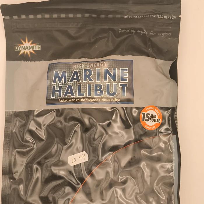 Dynamite Pellets Halibut 15mm 1kg