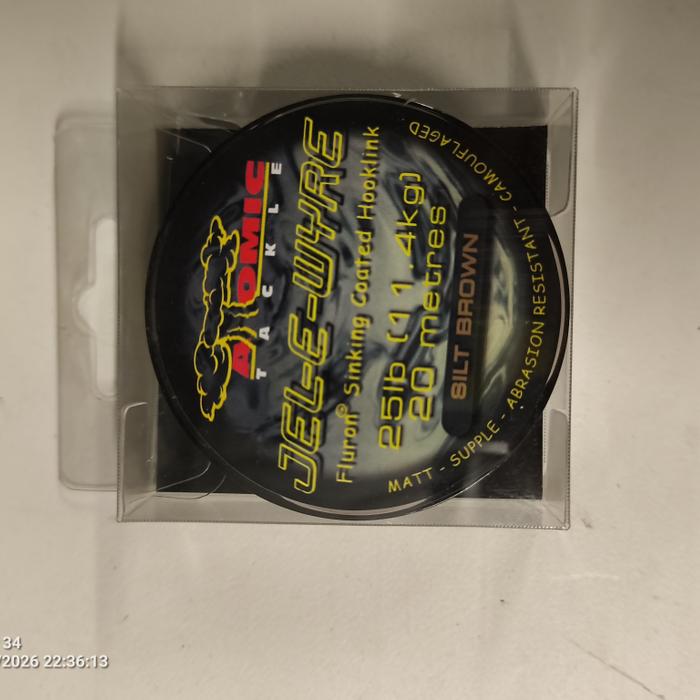 Atomic Tackle Hooklink Fluron Sinking Coated Hooklink