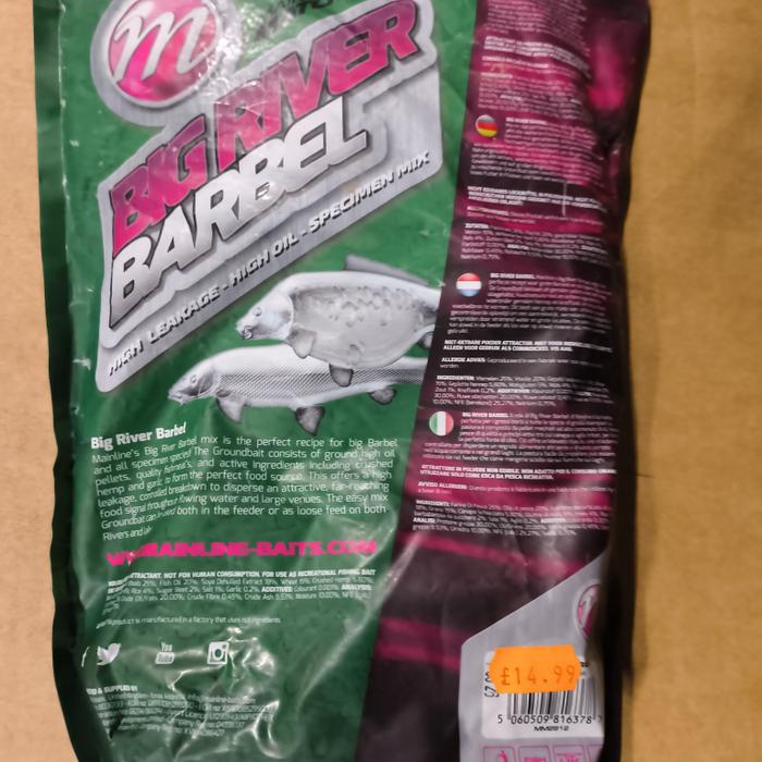 Mainline Groundbait Fishmeal, Hemp, Garlic