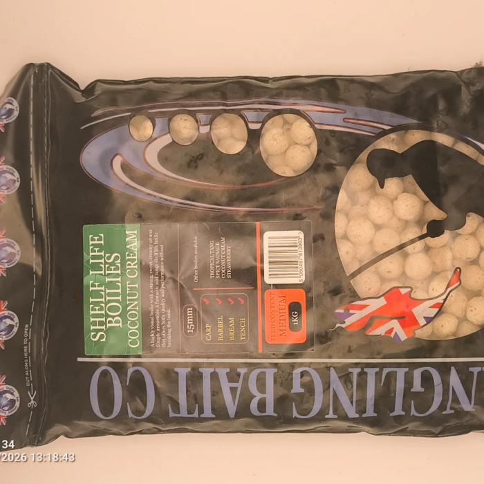 ANGLING BAIT CO Boilies Coconut Cream 15mm 1kg
