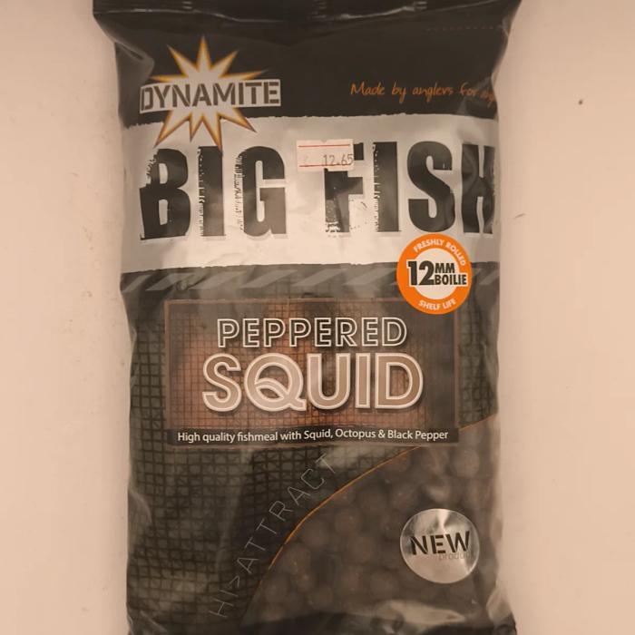 Dynamite Boilies Squid, Octopus & Black Pepper 12mm 1kg