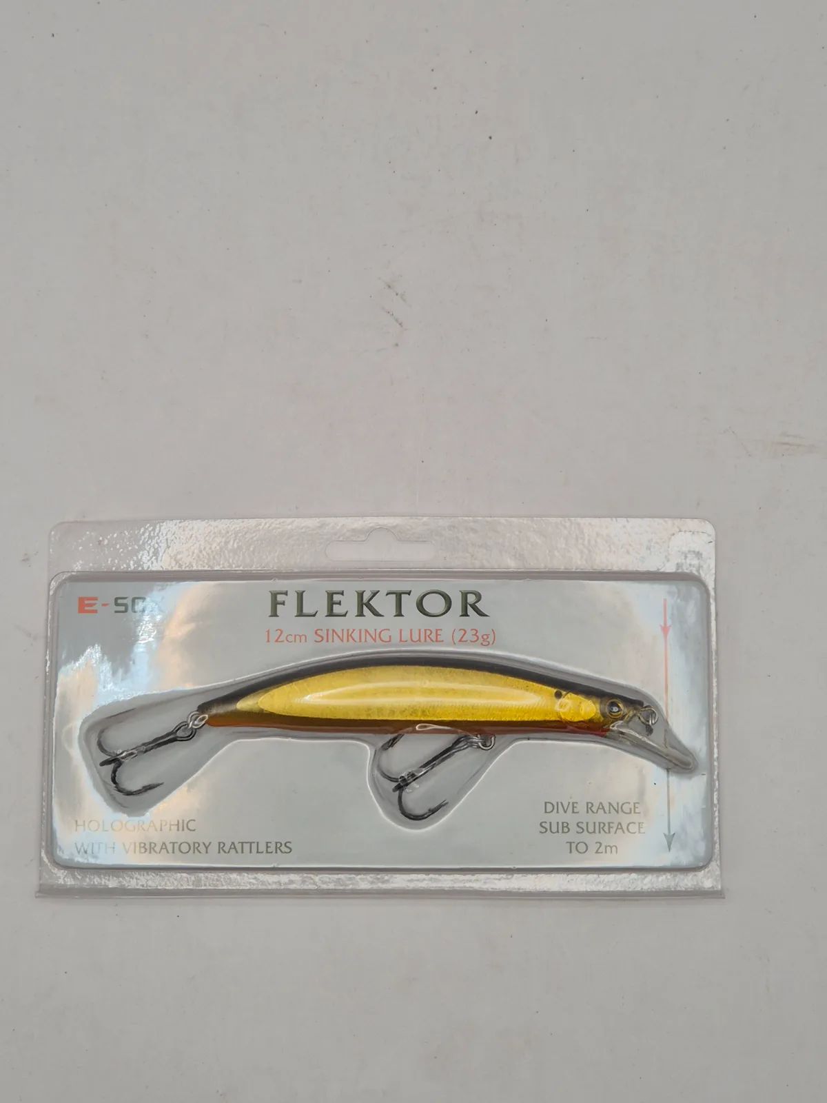 E-sox flektor sinking lure with rattler 23g 12cm Fishing Lure, view 6