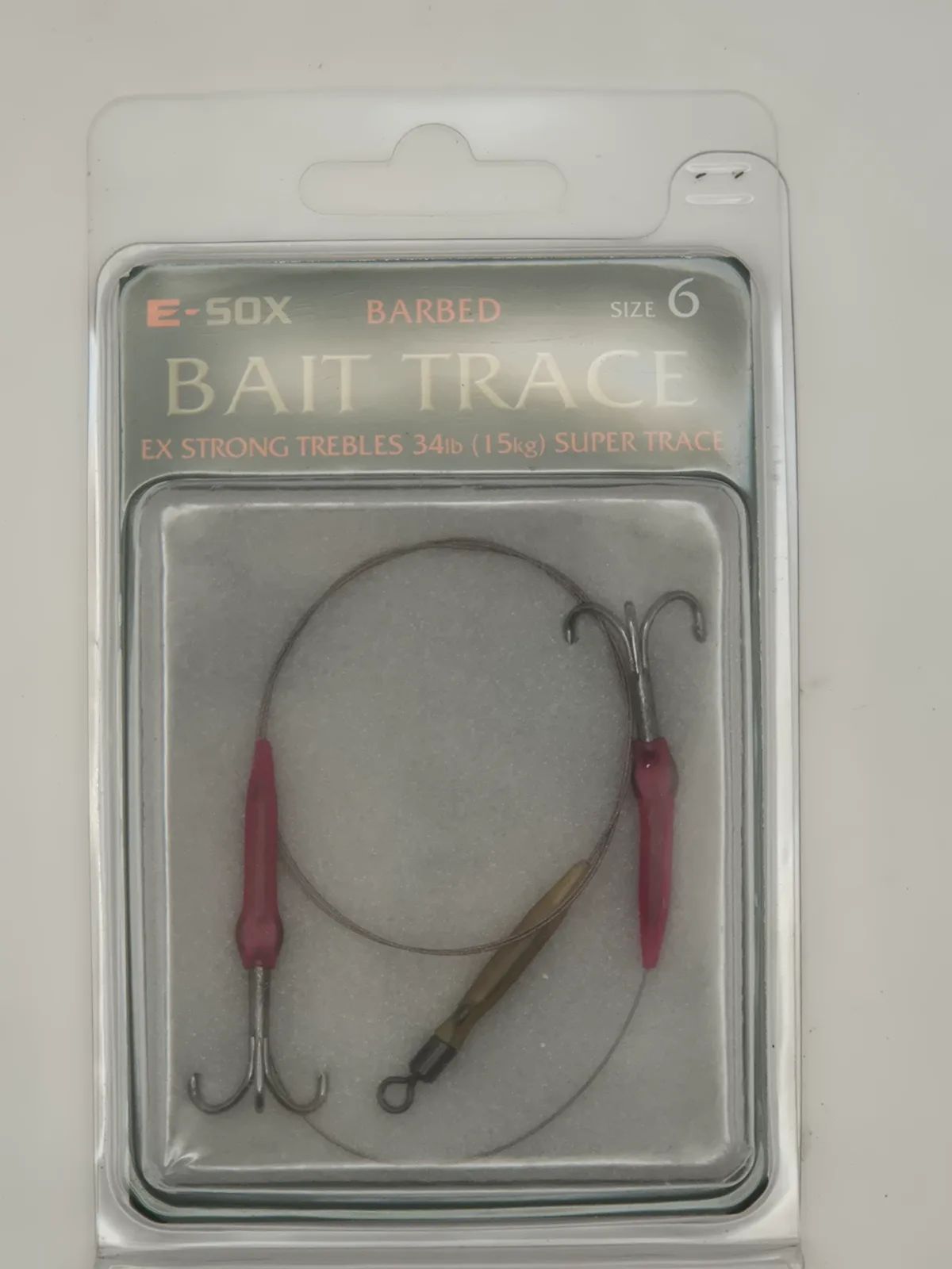 E-sox Hooks Treble bait trace