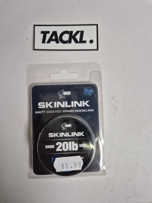 Nash Hooklinks Braid 20lb dark silt