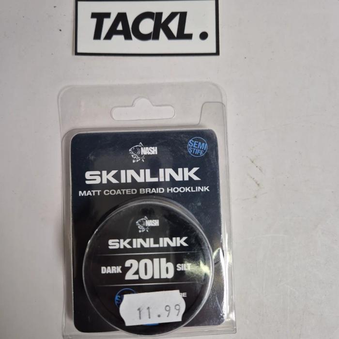 Nash Hooklinks Braid 20lb dark silt