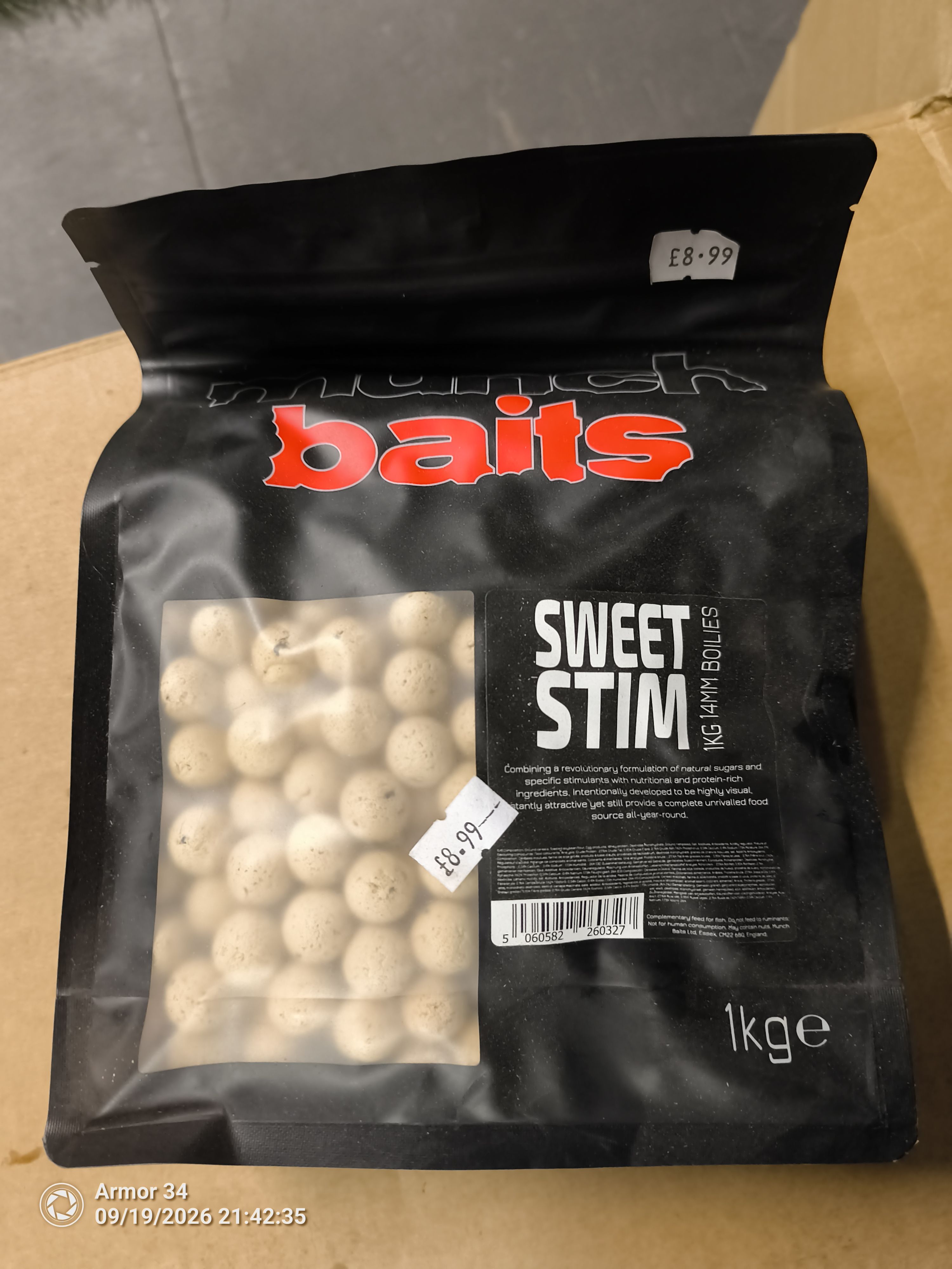 Munch Baits Boilies Sweet Stim 14mm