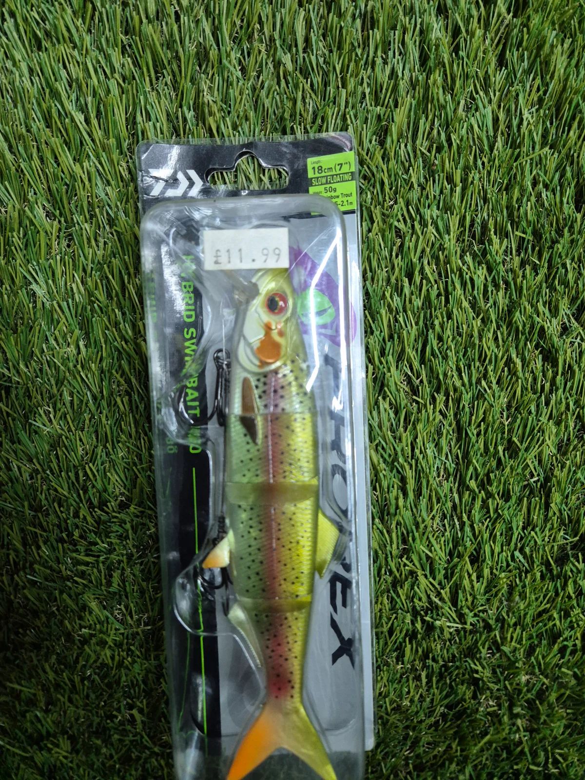 Daiwa Soft rainbow trout 50g 18cm hybrid swimbsit  Lure