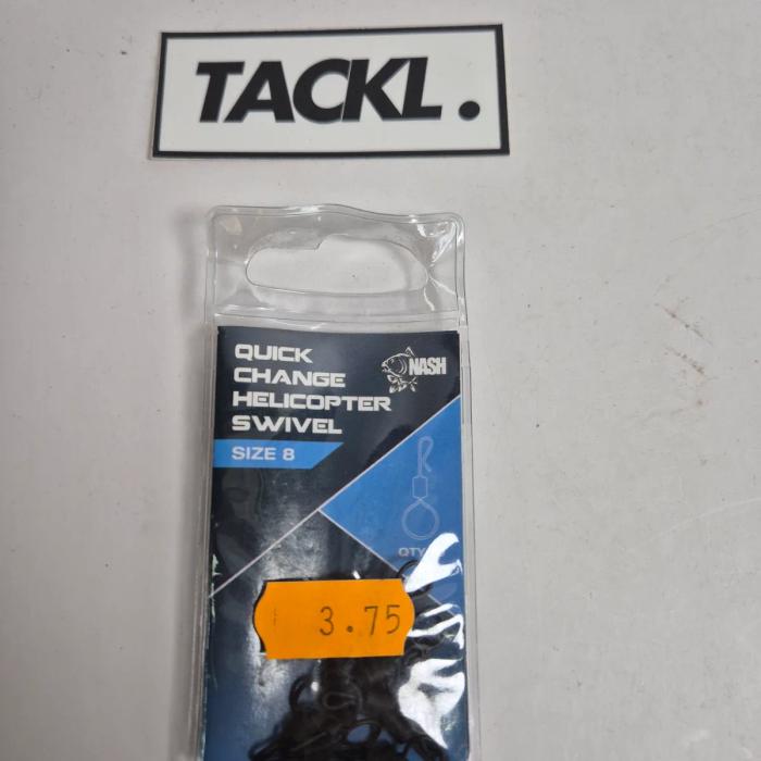Nash quick change helicopter Swivels size 8