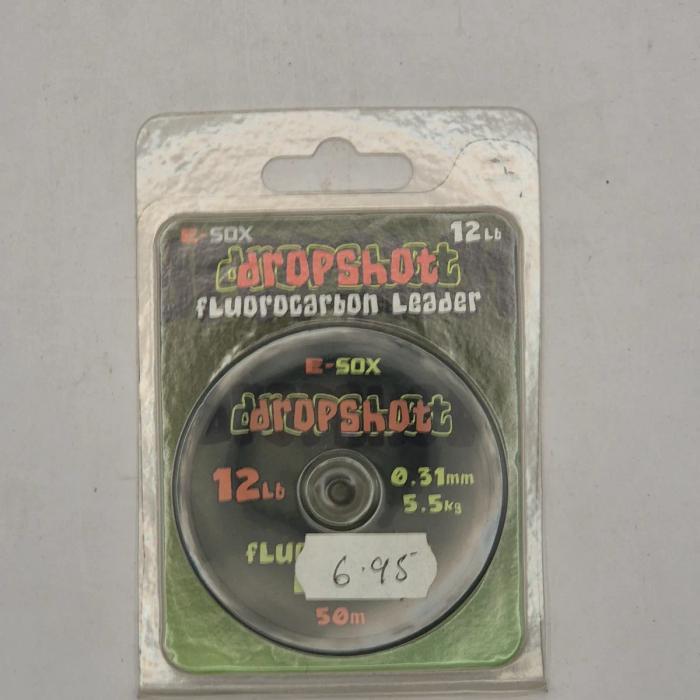 E-sox dropshot flurocarbon leader 12lb