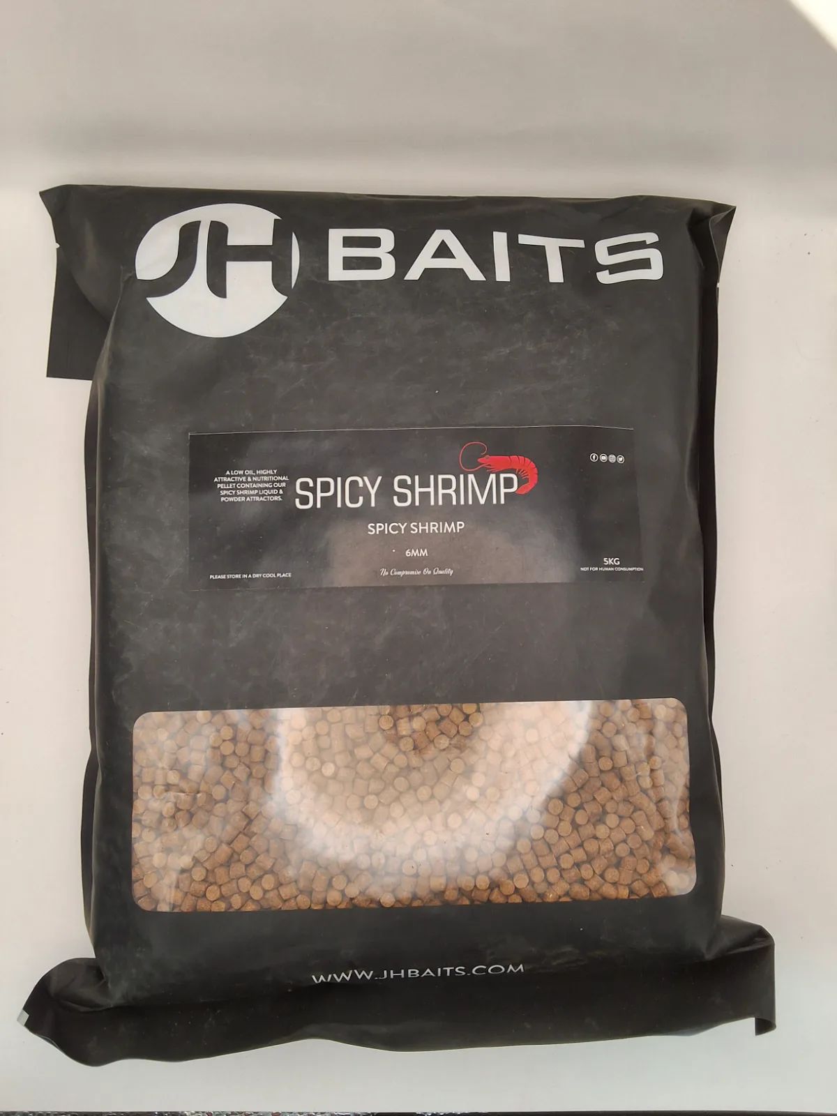 JH Baits Pellets Spicy Shrimp 6mm 5kg