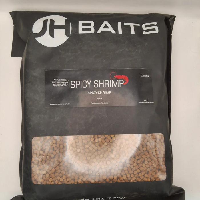 JH Baits Pellets Spicy Shrimp 6mm 5kg