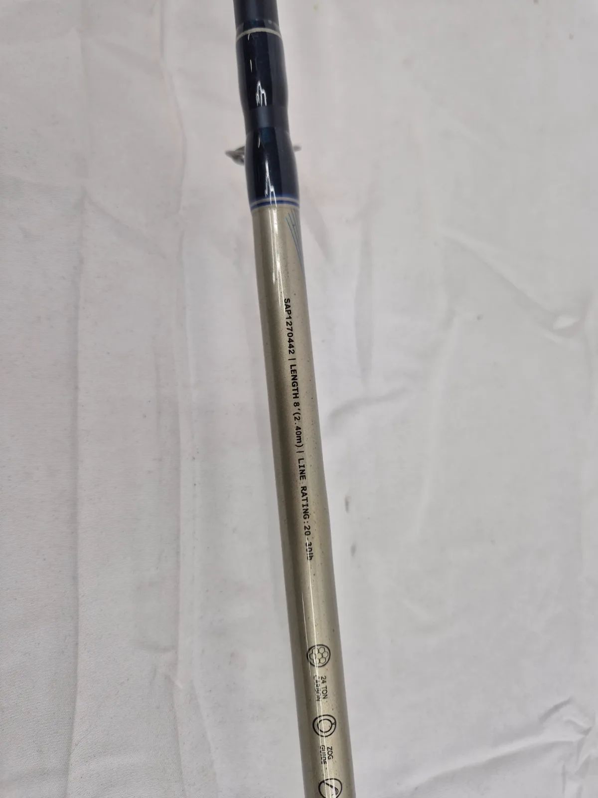Shakespeare agility 8' boat Rod, Sea rod, 2 piece, view 3