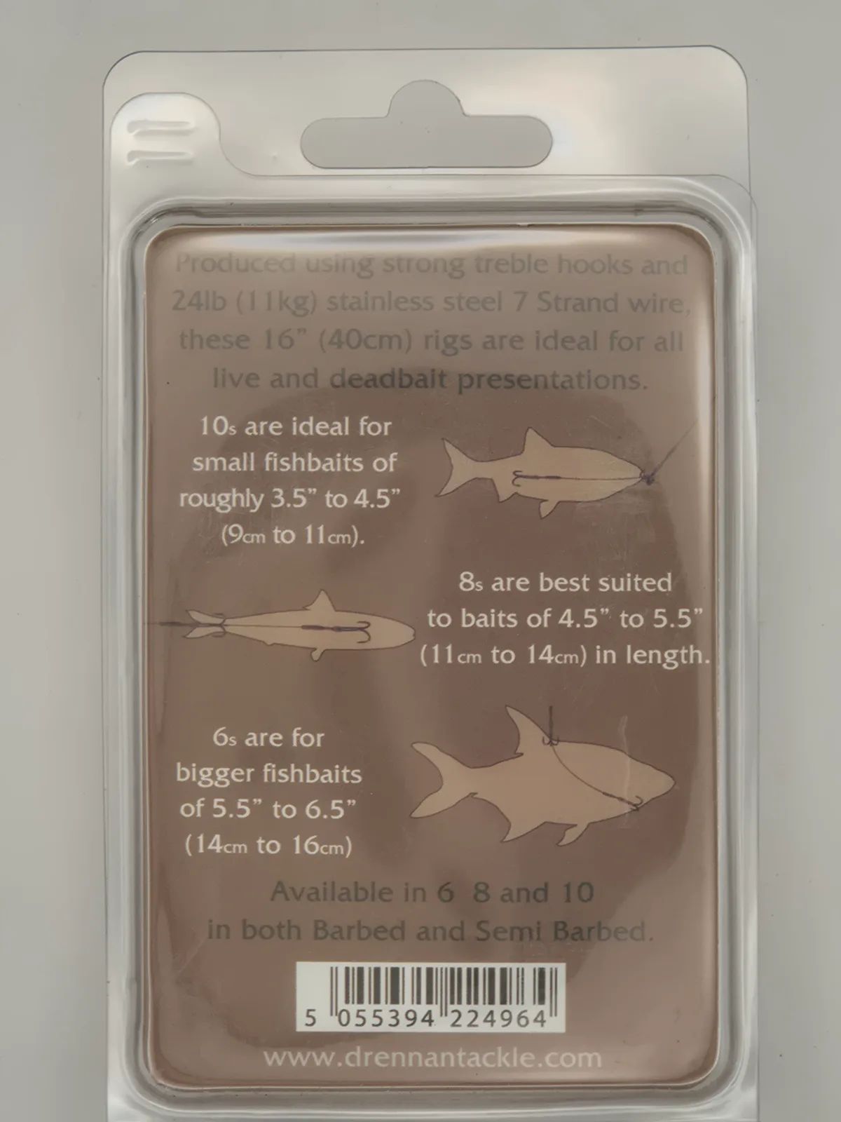 E-sox Hooks Treble 8 & 6, view 2
