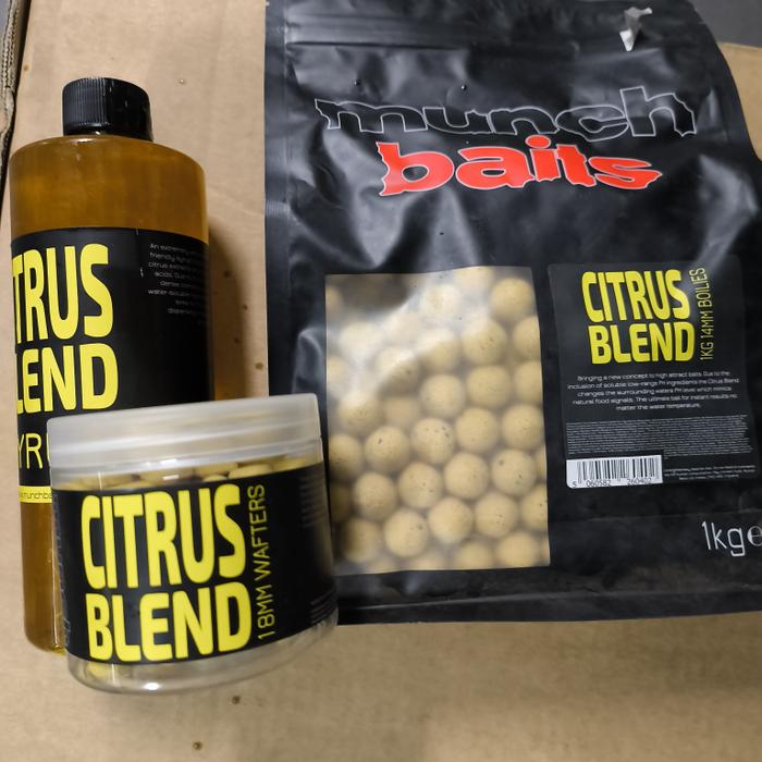Munch Baits Boilies, Wafters, Liquid Citrus Blend 14mm, 18mm