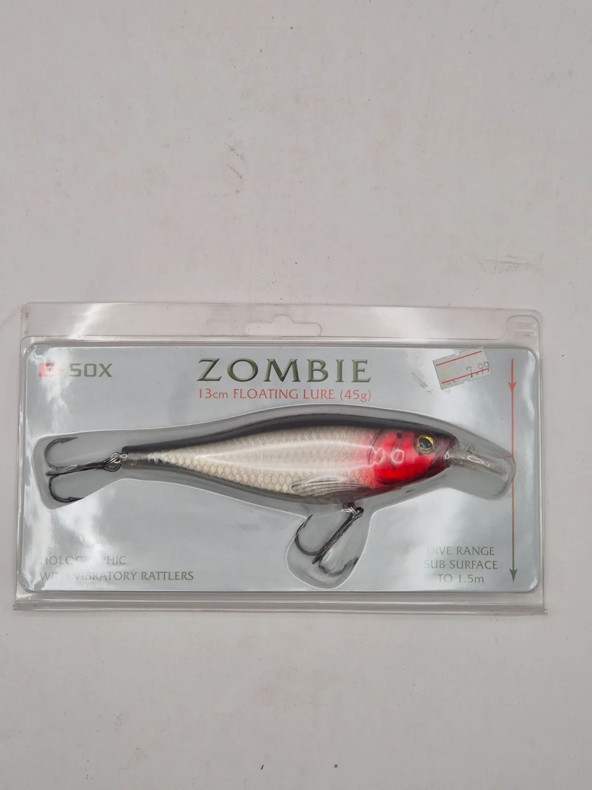 E-sox zombie floating Lure with rattlers