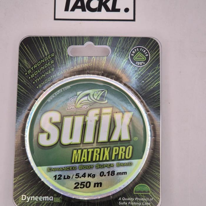 Sufix matrix pro super braid 12lb 250m