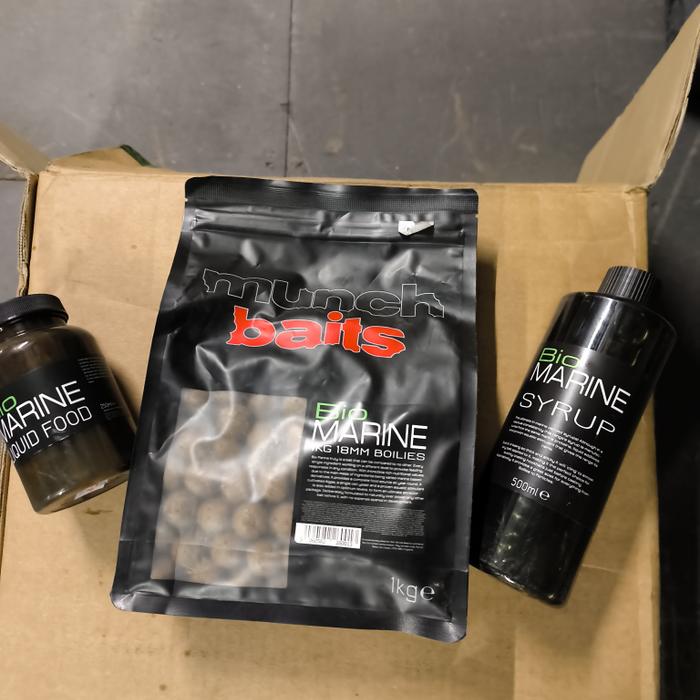 Munch Baits Boilies, Liquid Food, Syrup Marine 18mm (boilies), 250ml (liquid food), 500ml (syrup)