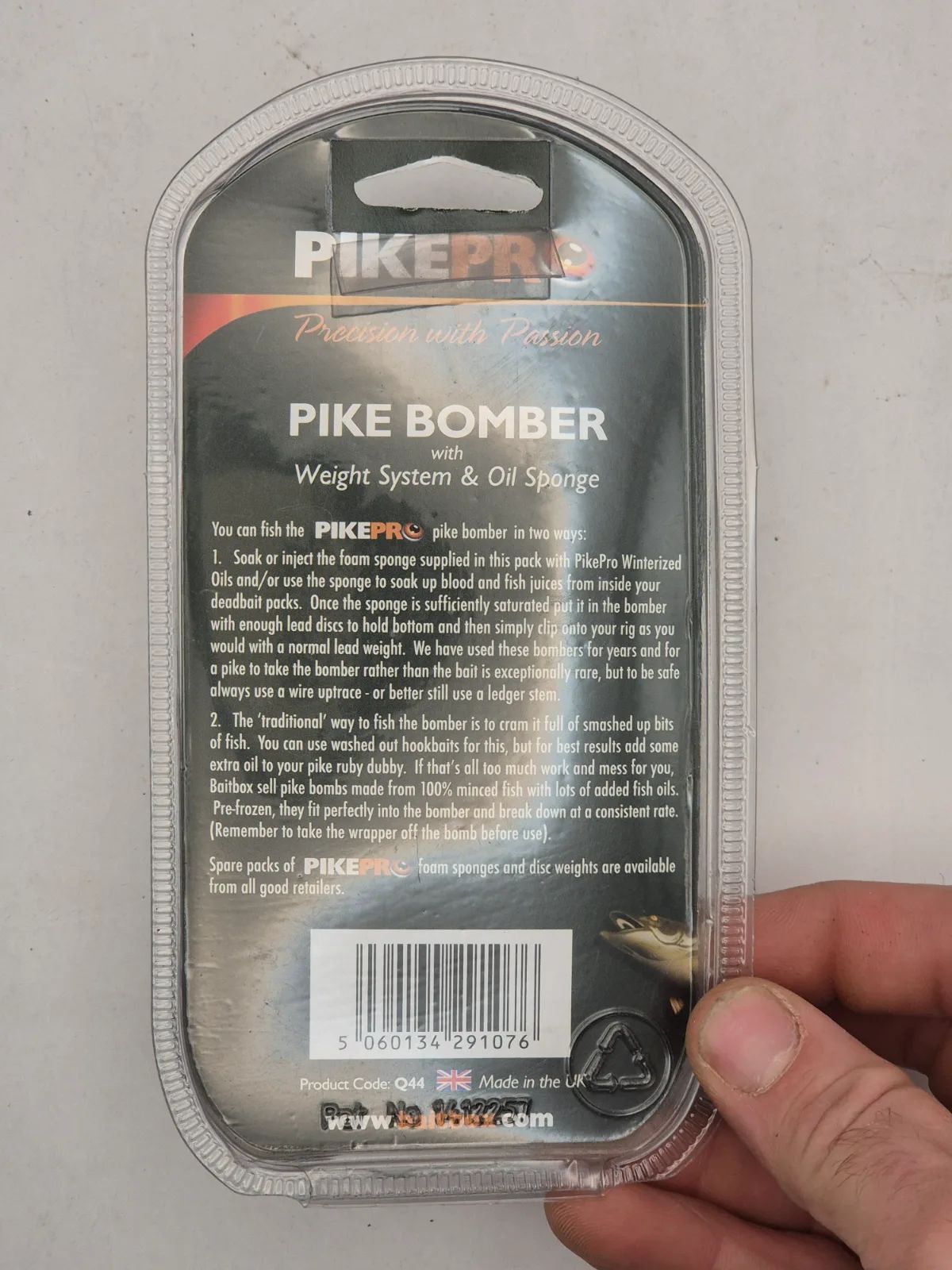 Pike pro bomber weight spounge various weights, view 2