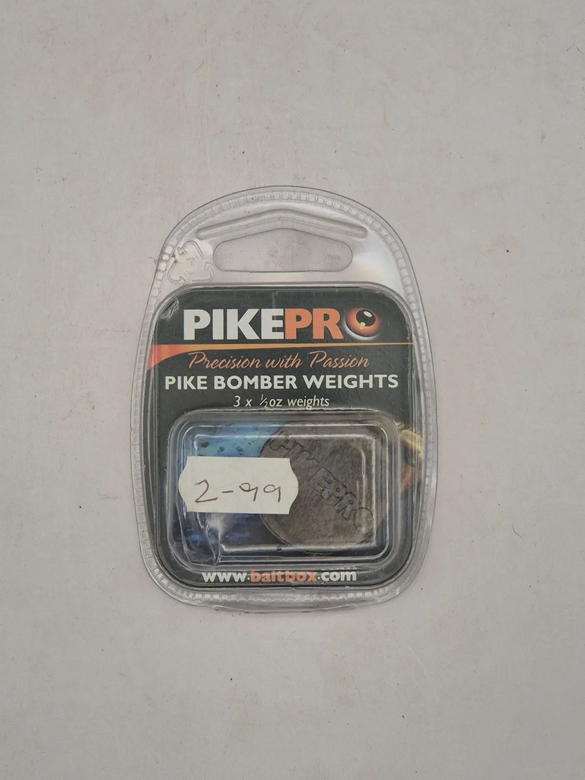 Pike pro pike bomber weights