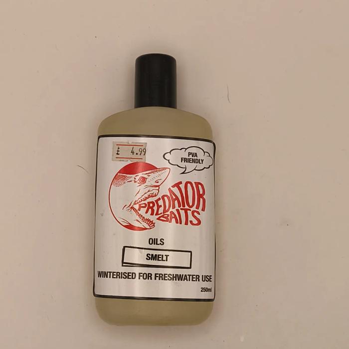 PREDATOR BAITS Liquids & glugs Smelt 250ml