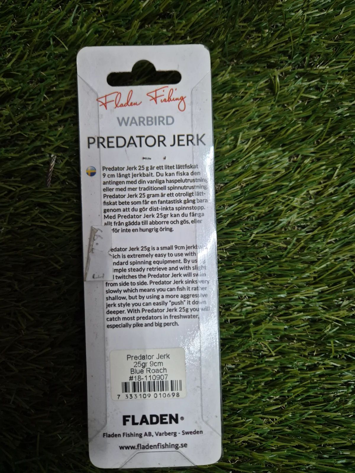 Flanden warbird predator jerk 25g 9cm, view 2