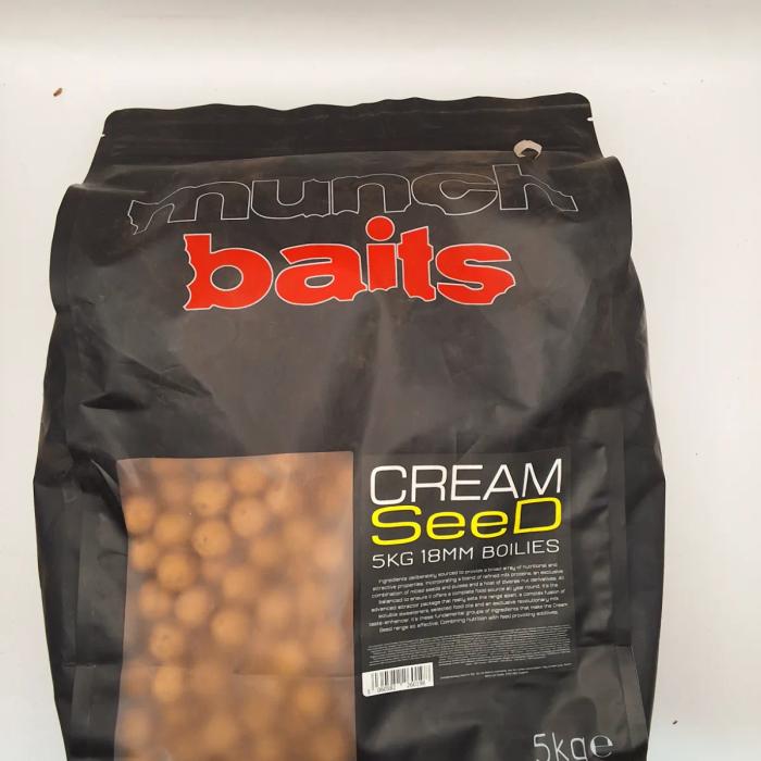 Munch Baits Boilies Cream Seed 18mm 5kg