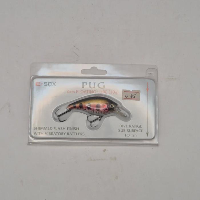 E-sox pug floating lure with rattler 10g 6cm Fishing Lure