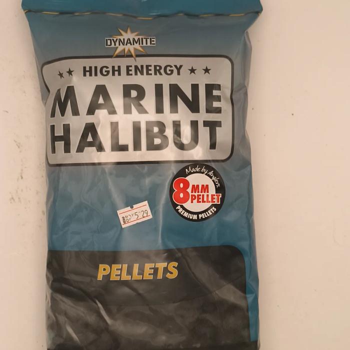 Dynamite Pellets Halibut 8mm 900g