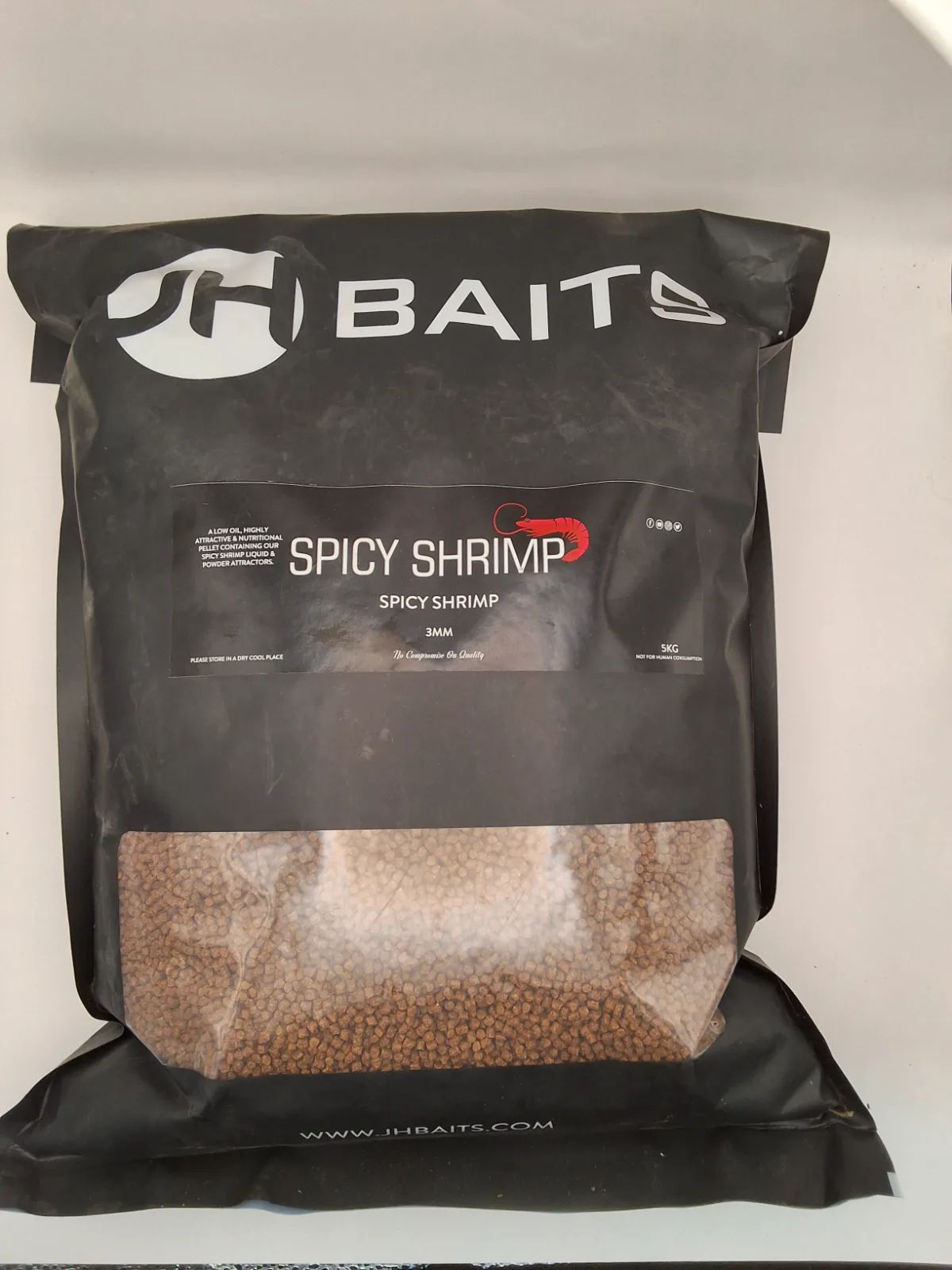JH BAITS Pellets Spicy Shrimp 3mm 5kg