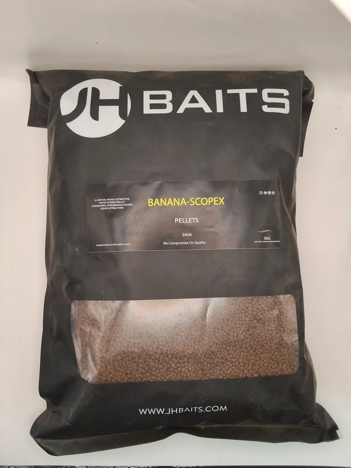 JH Baits 3mm Pellets Banana-Scopex 3mm 5kg