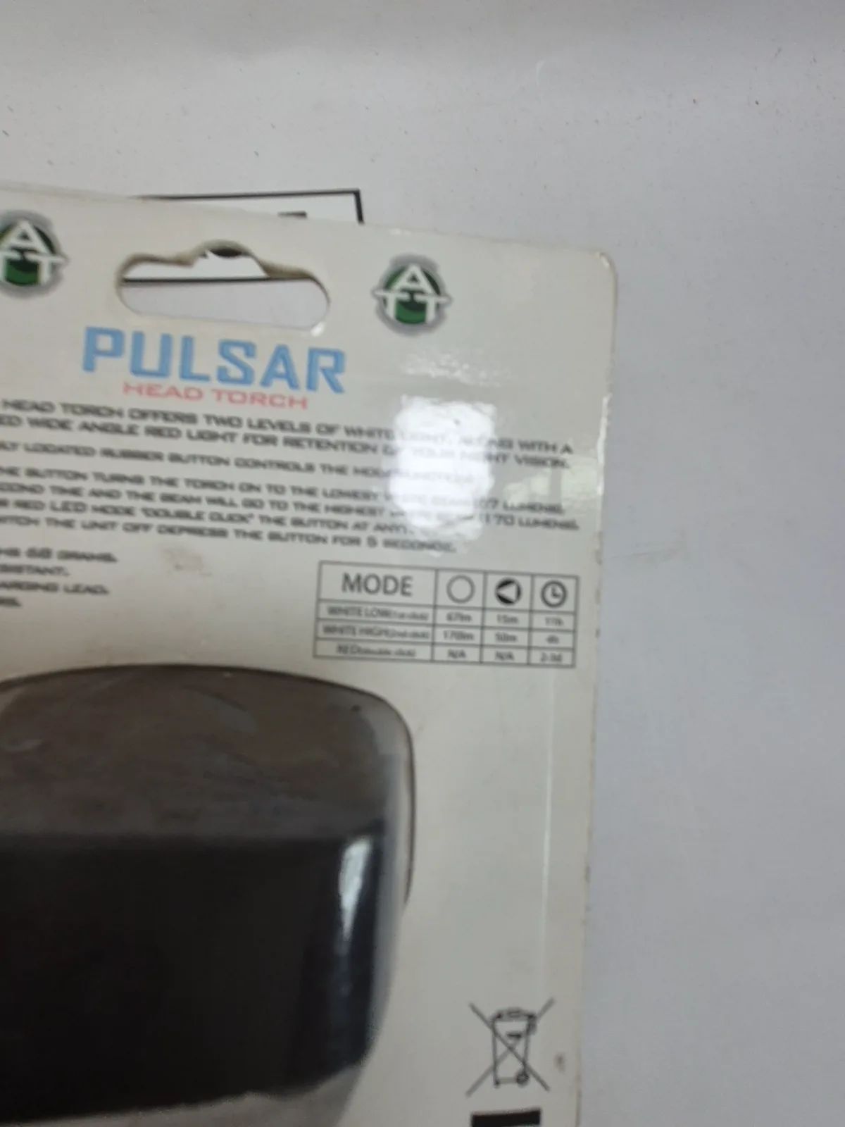 Gardner pulsar head torch usb, view 3