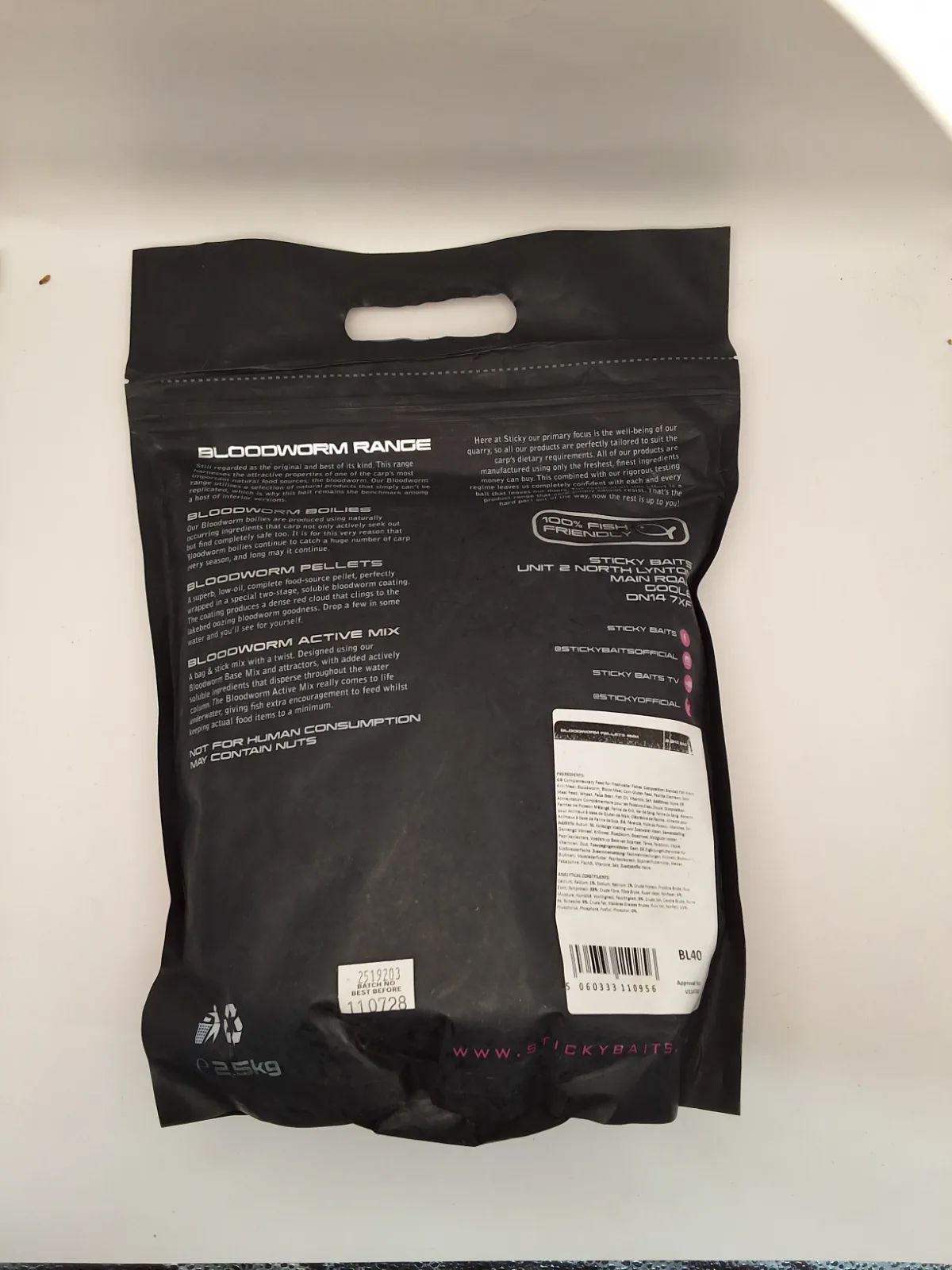 Sticky Baits Pellets Bloodworm 4mm 2.5kg, view 2