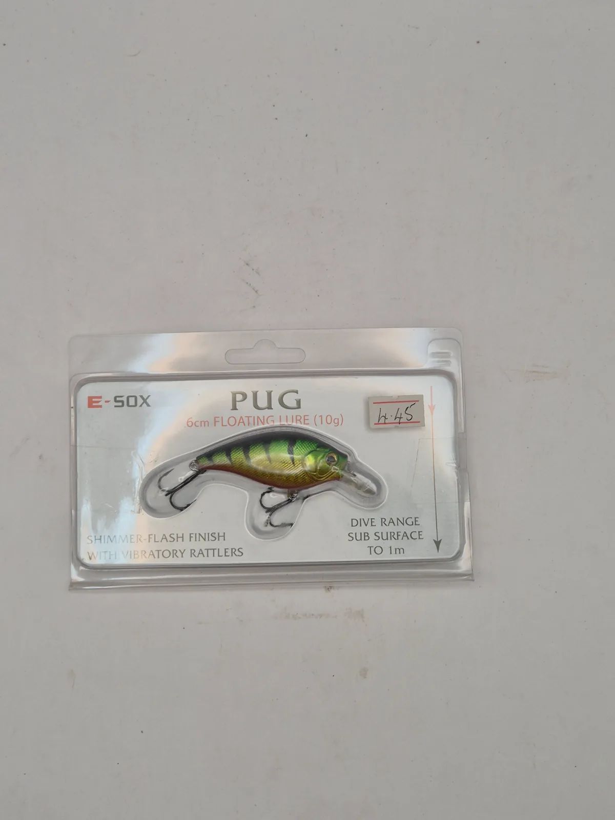 E-sox pug floating lure with rattler 10g 6cm Fishing Lure, view 3