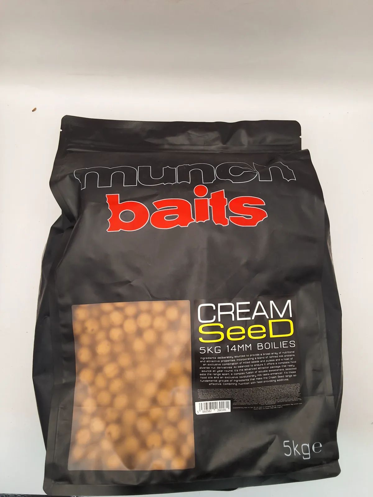 Munch Baits Boilies Cream Seed 14mm 5kg