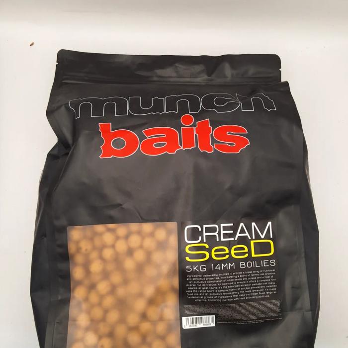 Munch Baits Boilies Cream Seed 14mm 5kg