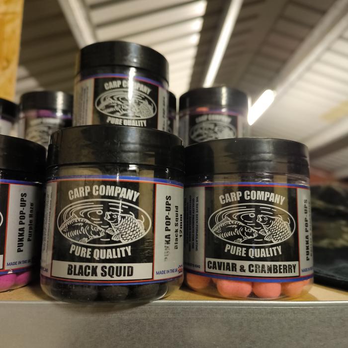 Carp Company Pop-ups Black Squid, Caviar & Cranberry, Purple Haze 12mm