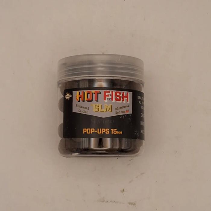 Dynamite Baits Pop-ups Fishmeal, Garlic, GLM, Bloodmeal, Spices 15mm