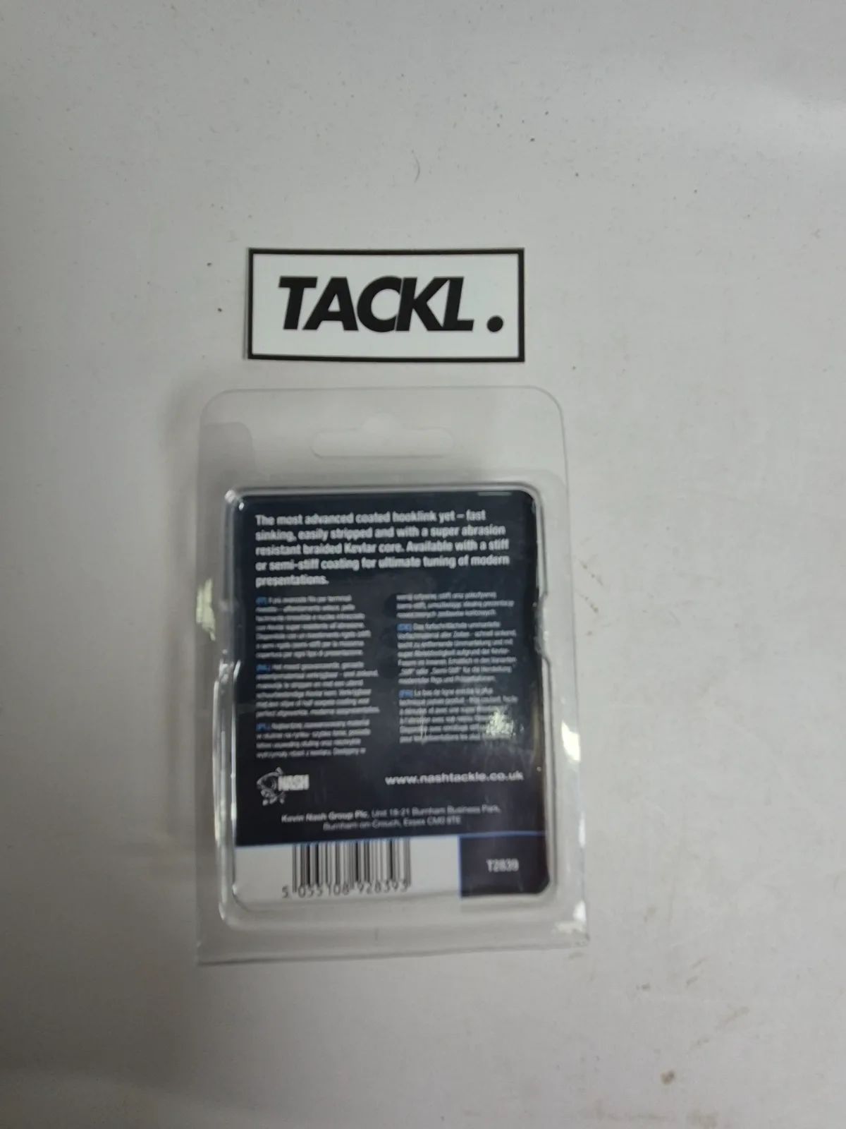 Nash Hooklinks Braid 20lb dark silt, view 2