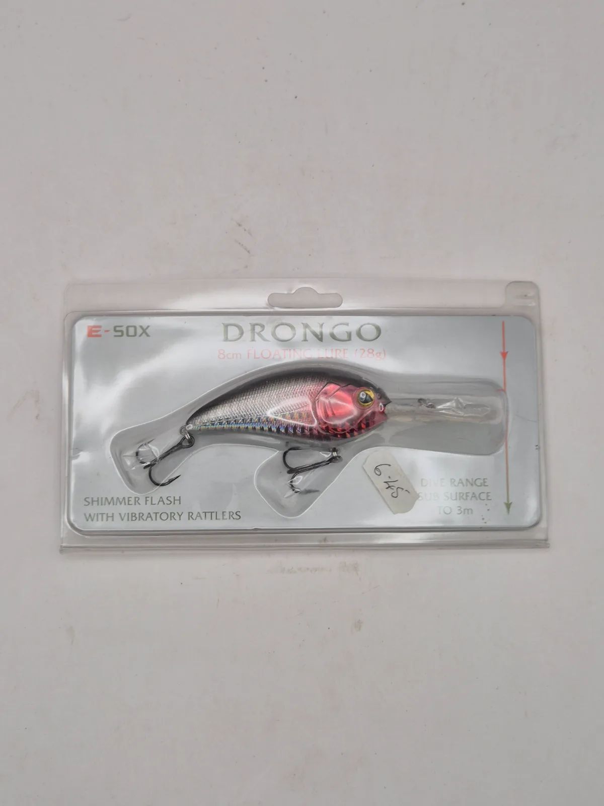E-sox drongo floating lure with rattler 28g 8cm Fishing Lure