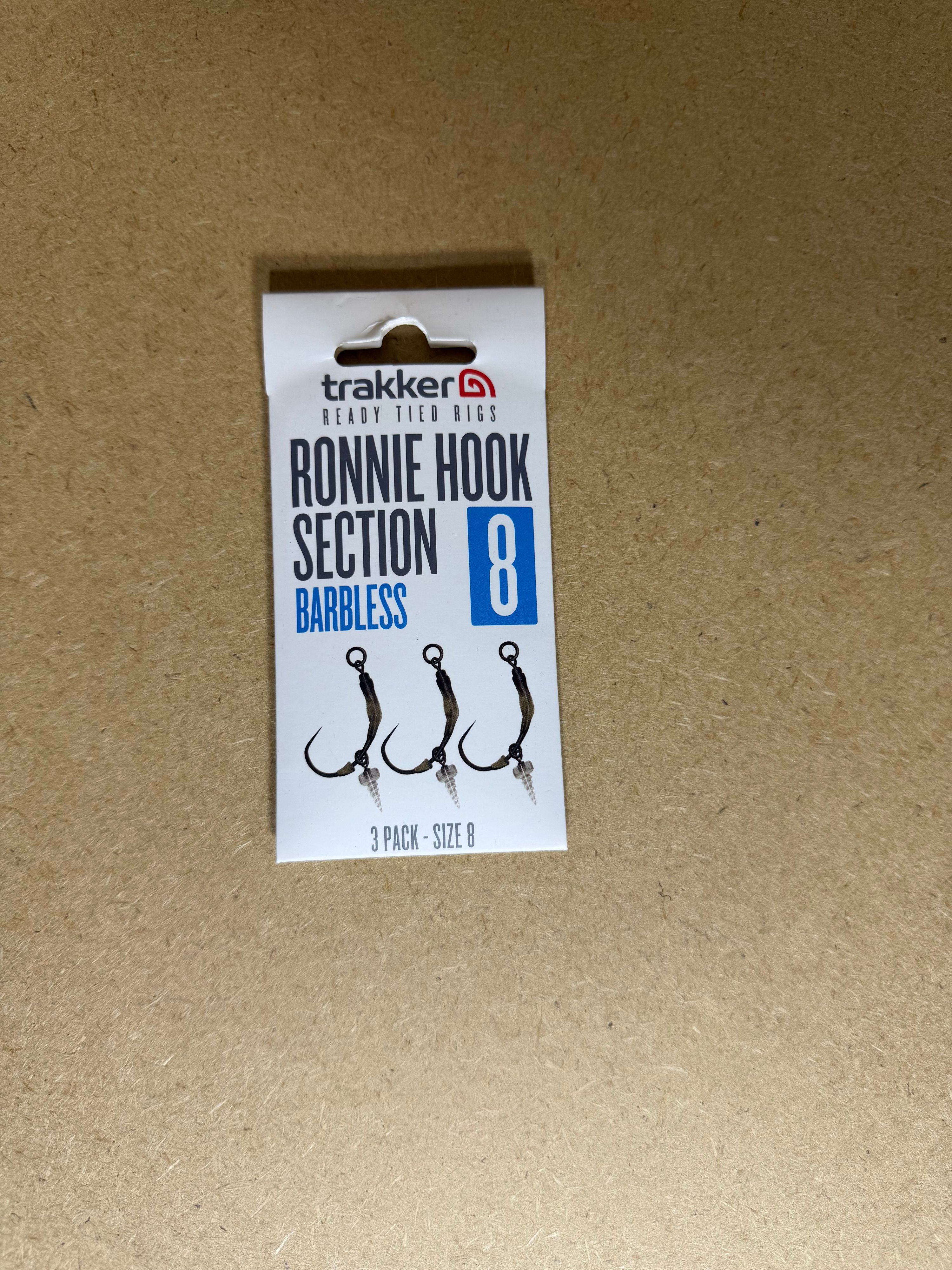 Trakker Hook rig section size 8 Ronnie rig