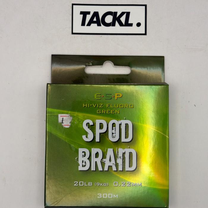 ESP spod braid 20lb hi Viz green 300m