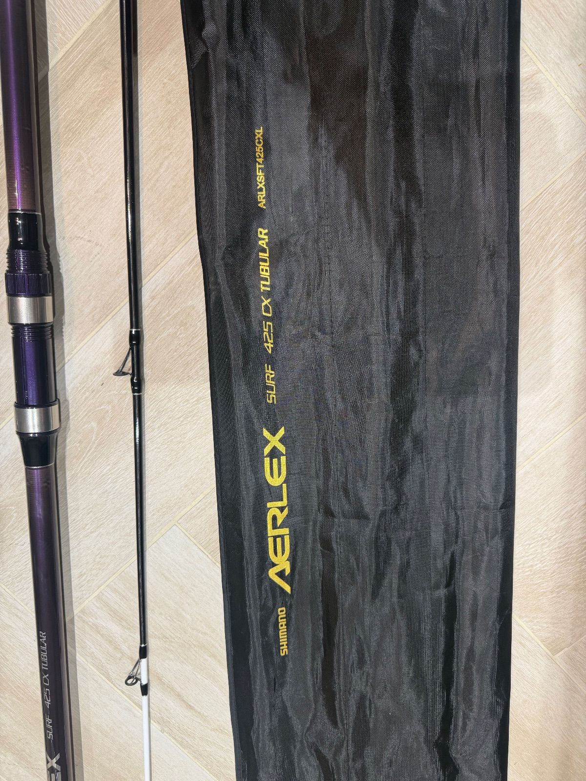 Shimano Aerlex 425cx Tublar 3 Piece Beach / Surf Rod Fishing Rod, Beach / Surf Rod, 3 Piece, view 5