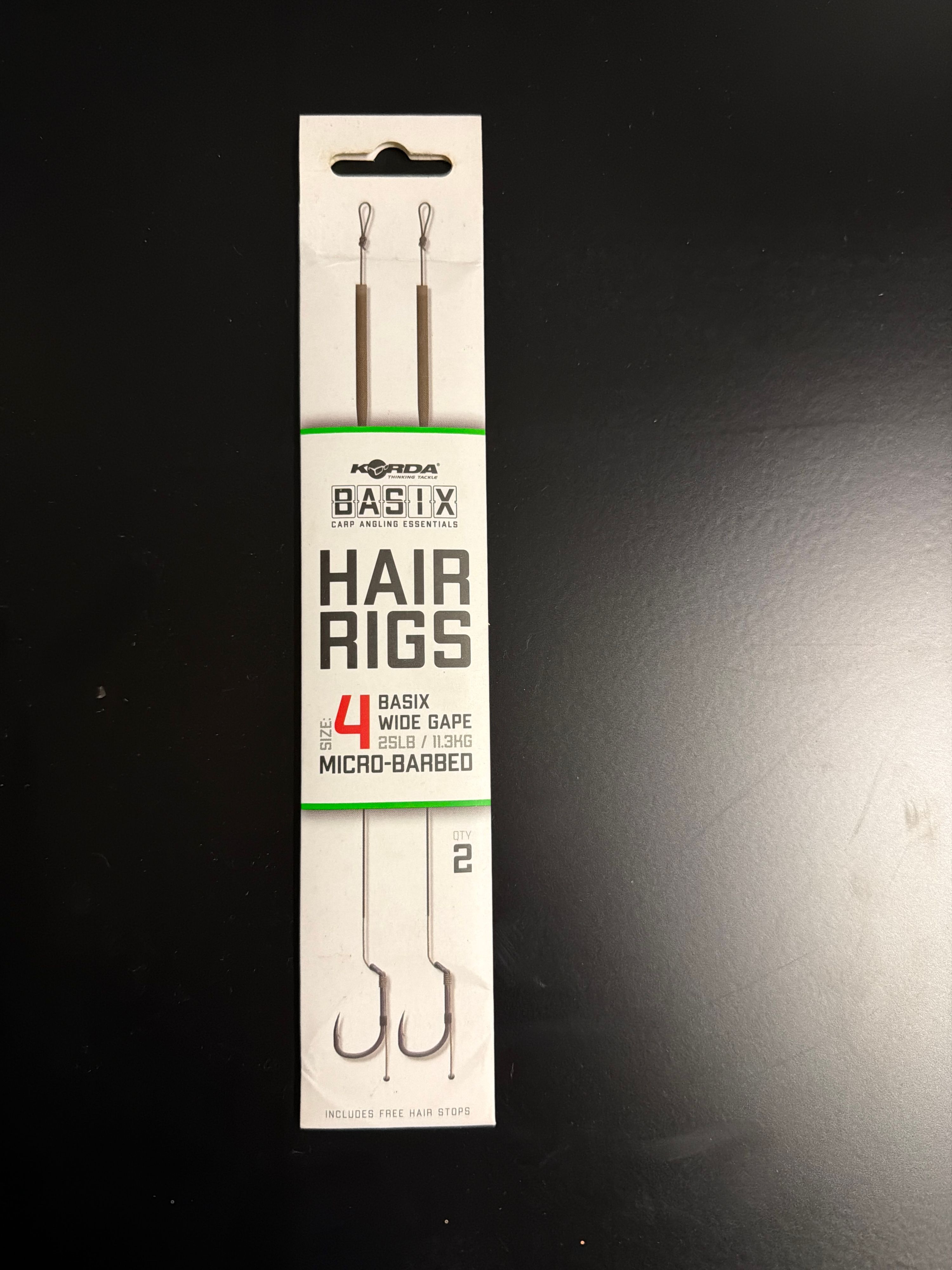 Korda Pre-tied rig hair rigs