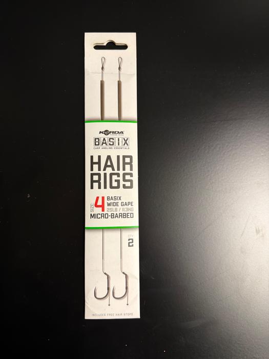 Korda Pre-tied rig hair rigs