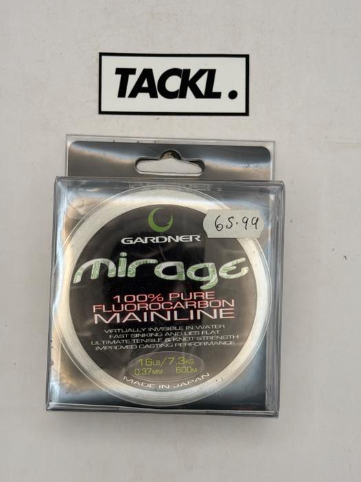 Gardner Mirage 100% Flurocarbon 16lb 600m
