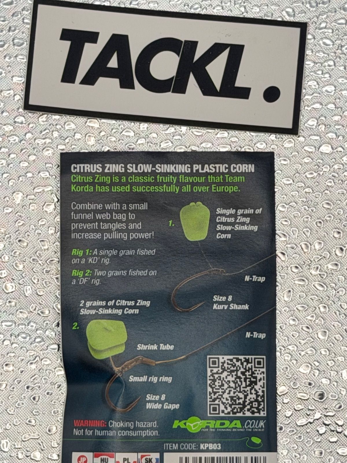 Korda Slow Sinking Corn, Fake Bait / Plastic Bait, Fake Bait / Plastic Bait, view 2