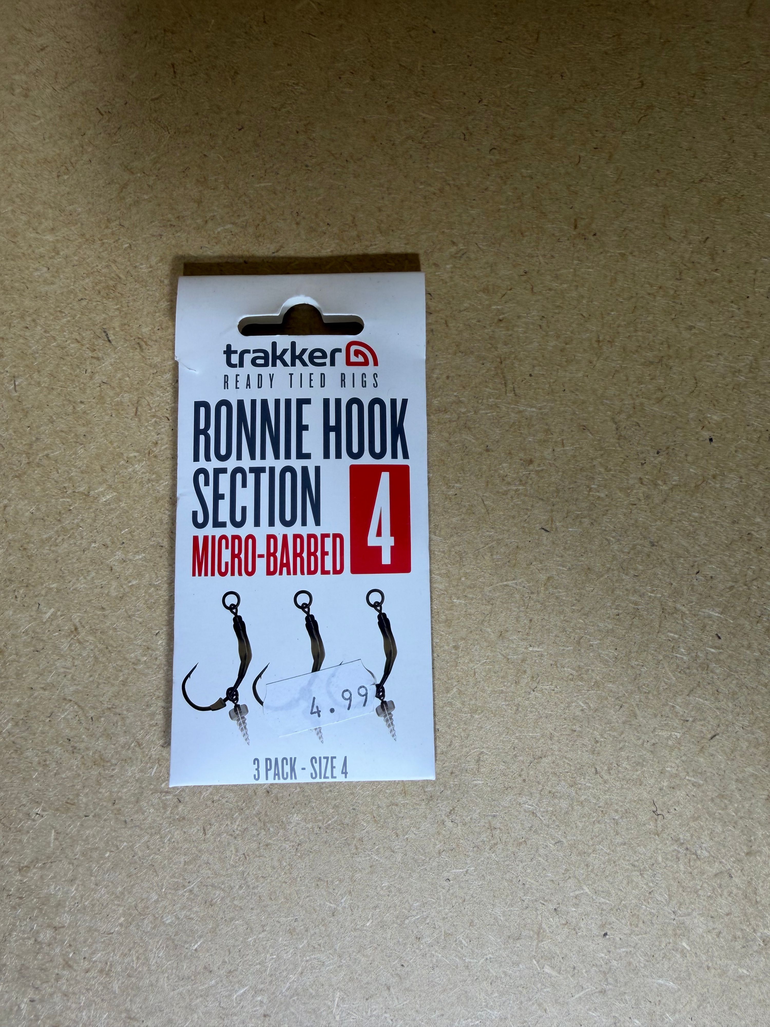 Trakker Hook Section size 4 Ronnie rig