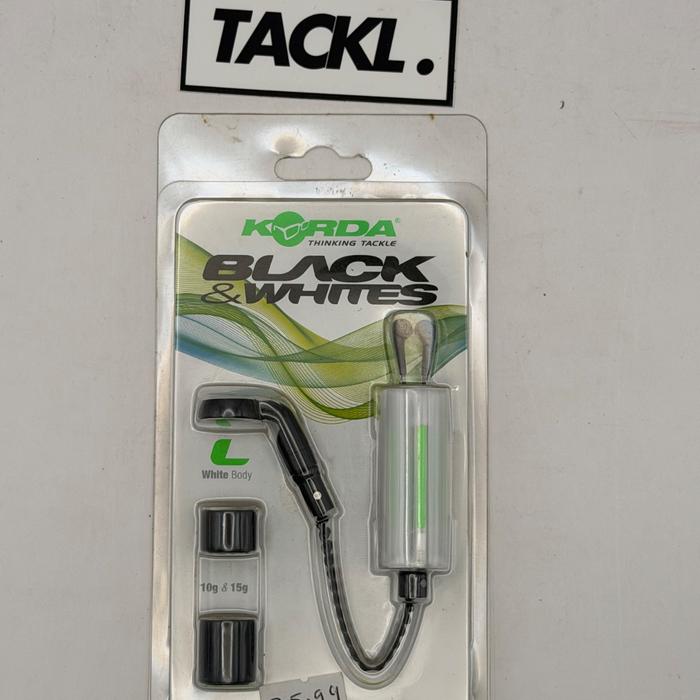 Korda Black & White indication system bobbins white