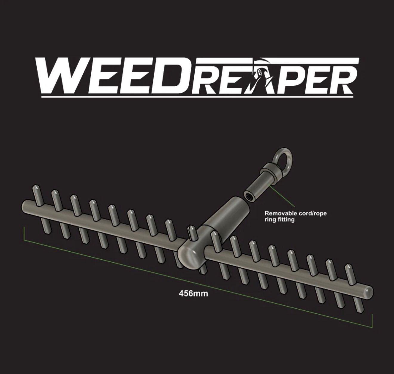 Gardner Weed Reaper, Weed Raker, view 5